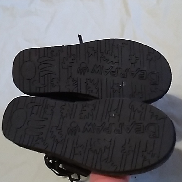 Womens Bearpaw suede leather brown and tan moccasin look boot size 6 - Picture 8 of 8